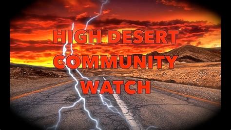 hi desert community watch fake|what happened to high desert community watch.